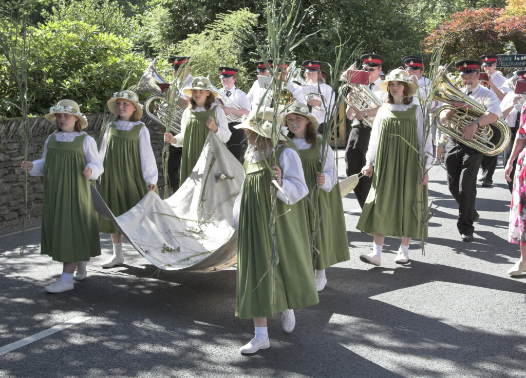 The Rushbearing Festival in Grasmere, Cumbria, England in 2006